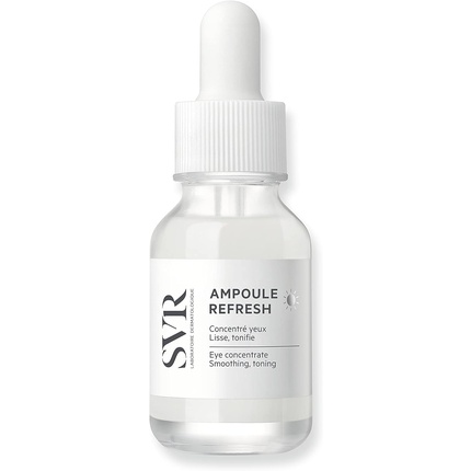 SVR Ampoule Refresh Восстанавливающая утренняя сыворотка для глаз с гиалуроновой кислотой, пептидами и кофеином 15 мл