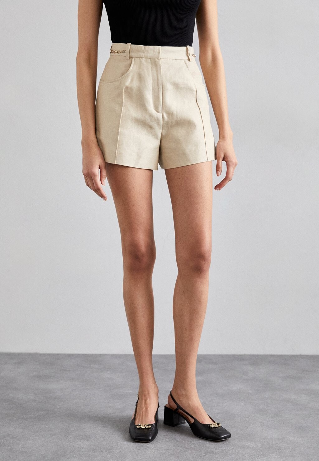 

Шорты maje, цвет beige sable
