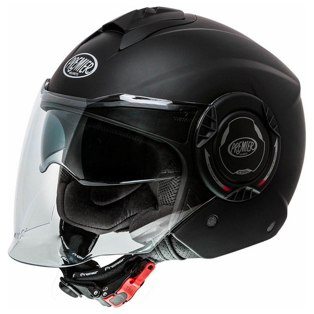 Открытый шлем Premier Helmets Cool Evo U9 BM, черный