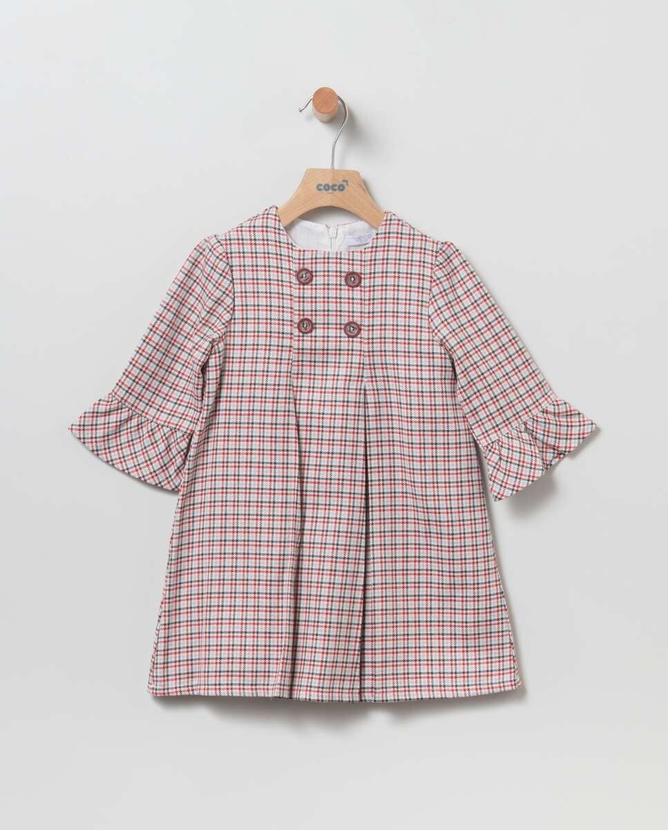 

Детское платье Square Years - Vermelho Coco Acqua, бордо