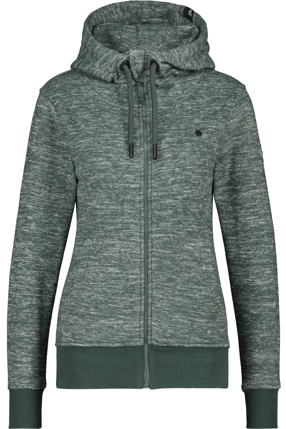 

Толстовка alife and kickin Fleecejacke, Kapuzenfleecejacke YasminAK F, цвет basalt melange