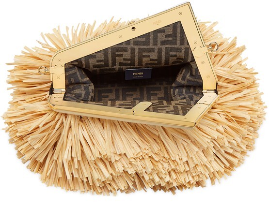 

Сумка миди Fendi First Fendi, бежевый