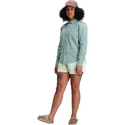 цена Рубашка «грязь» женская Topo Designs, цвет Sage