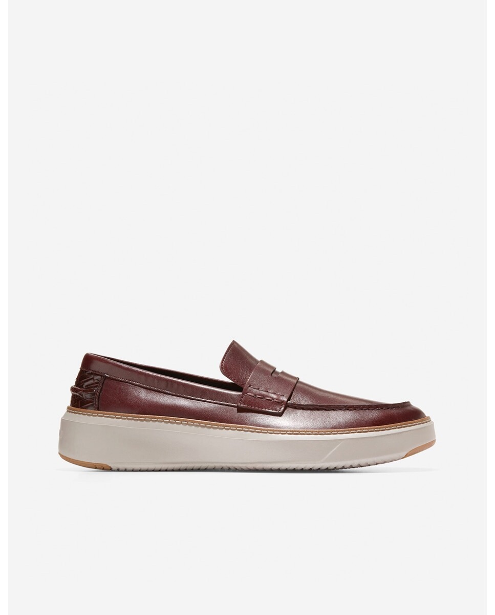 

Мужские лоферы из кожи бордового цвета Cole Haan, бордо, Красный