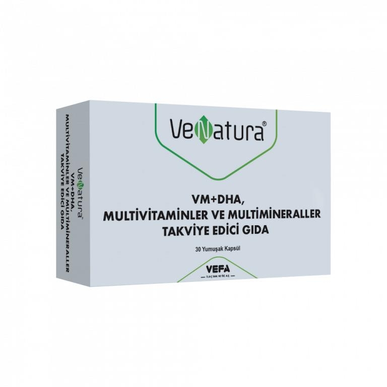 

VeNatura VM+DHA мультивитамины и мультиминералы 30 капсул