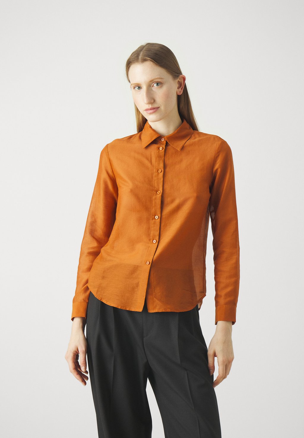 Блузка-рубашка GONDOLA MAX&Co., цвет orange