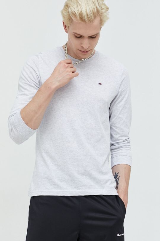 

Хлопок с длинным рукавом Tommy Jeans, серый