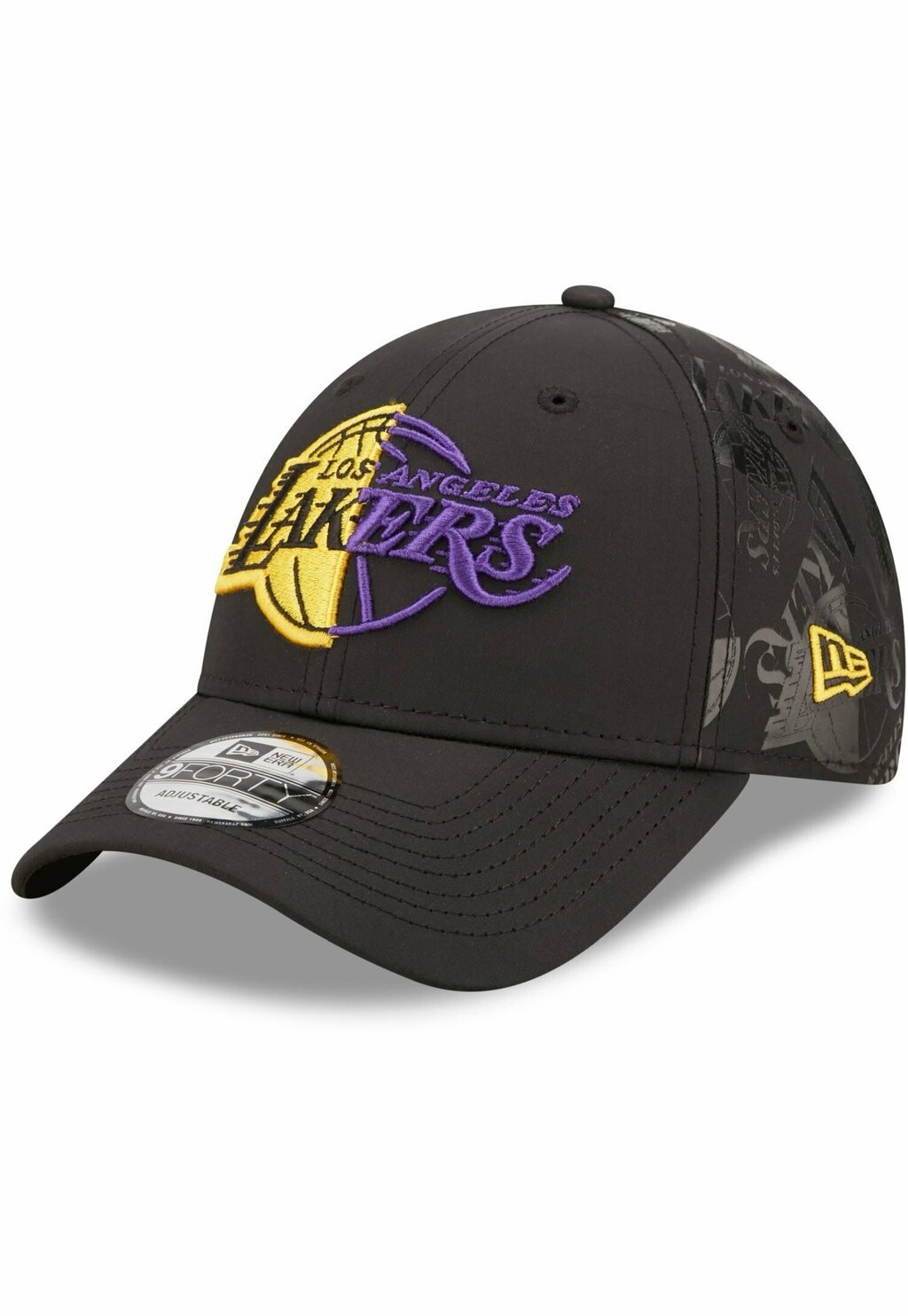 

Бейсболка MONOGRAM LOS ANGELES LAKERS New Era, цвет black