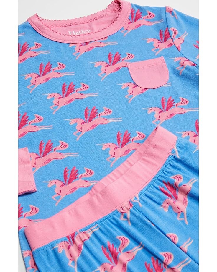 

Пижамный комплект Hatley Pegasus In Flight Bamboo Pajama Set, синий