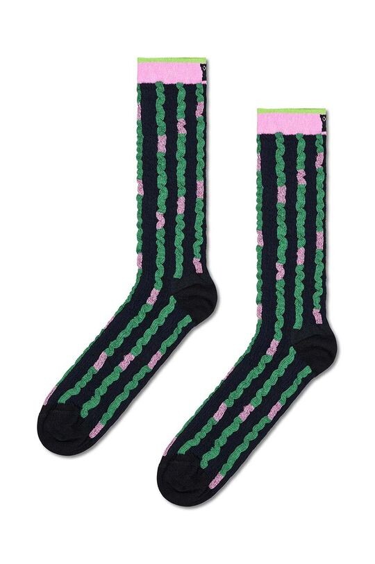 

Носки в полоску с рюшами Happy Socks, черный