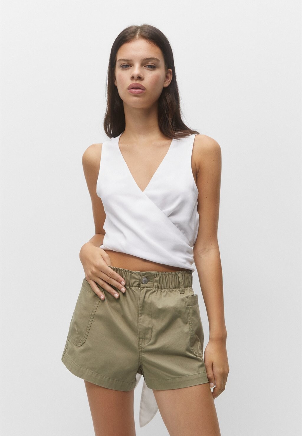 

БЕРМУДЫ Paperbag PULL&BEAR