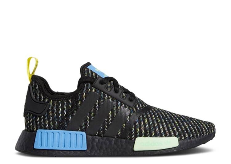 

Кроссовки Adidas NMD_R1 'BLACK MULTICOLOR', черный, Черный;серый