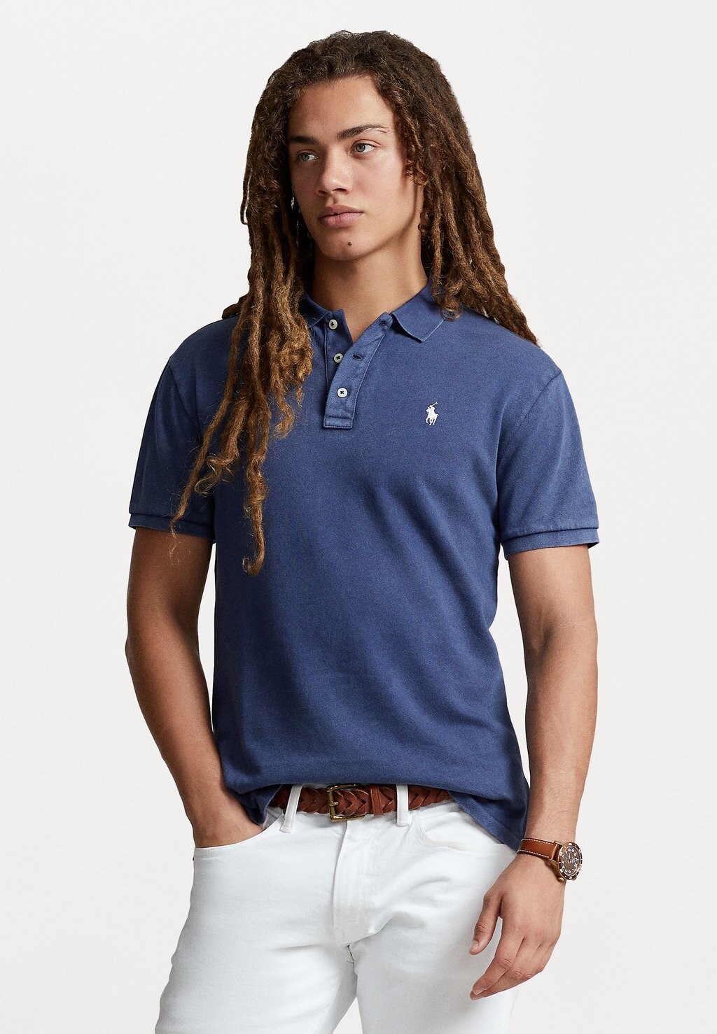 

Рубашка-поло SHORT SLEEVE Polo Ralph Lauren, цвет newport navy