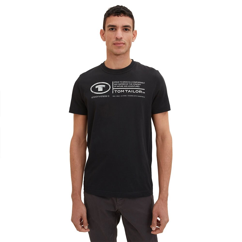 

Футболка Tom Tailor Printed 1035611, черный
