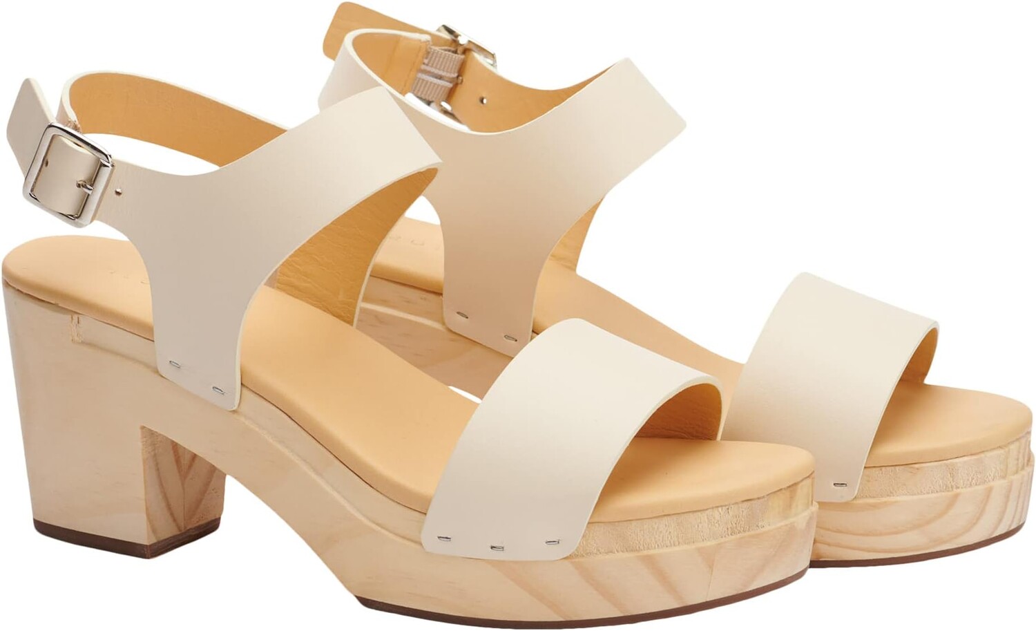 

Босоножки All-Day Open Toe Clog Nisolo, цвет Bone
