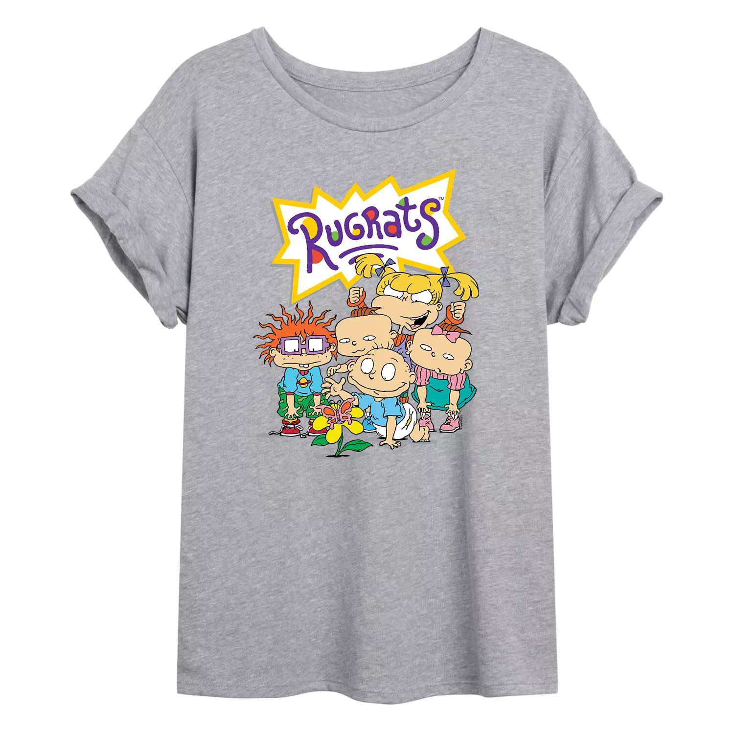 Размерная футболка с рисунком персонажей Juniors' Rugrats Licensed Character