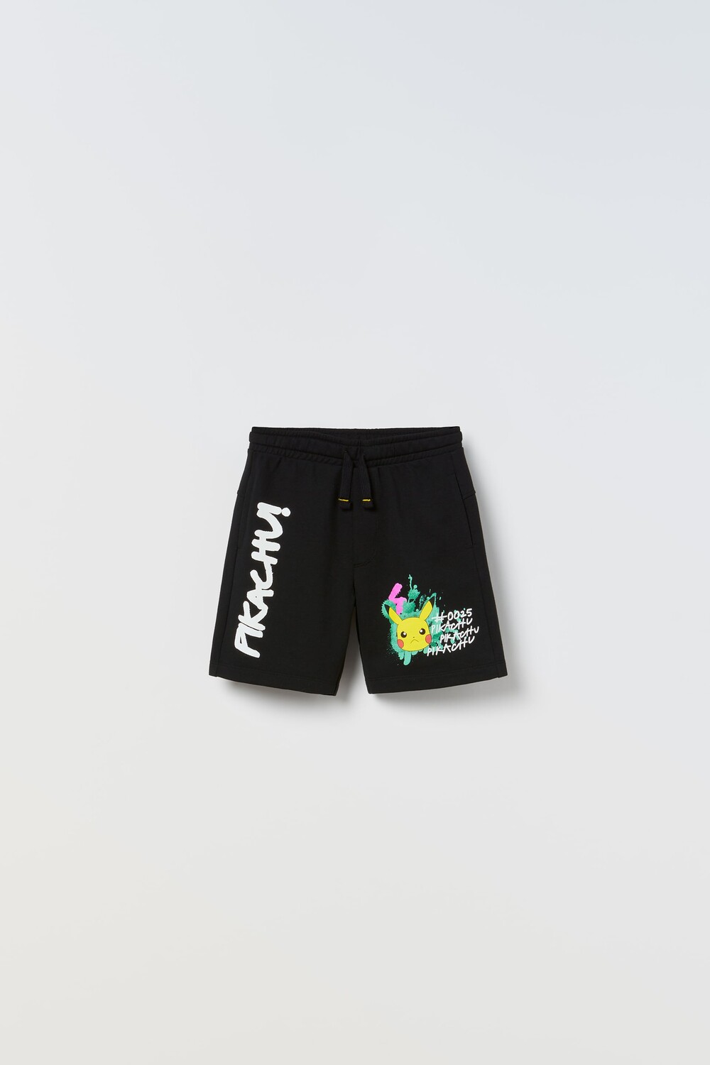 

Pikachu pokémon nintendo college shorts Zara, черный