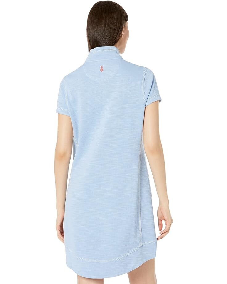 

Платье Tommy Bahama Tobago Bay 1/2 Zip Short Sleeve Dress, цвет Light Sky