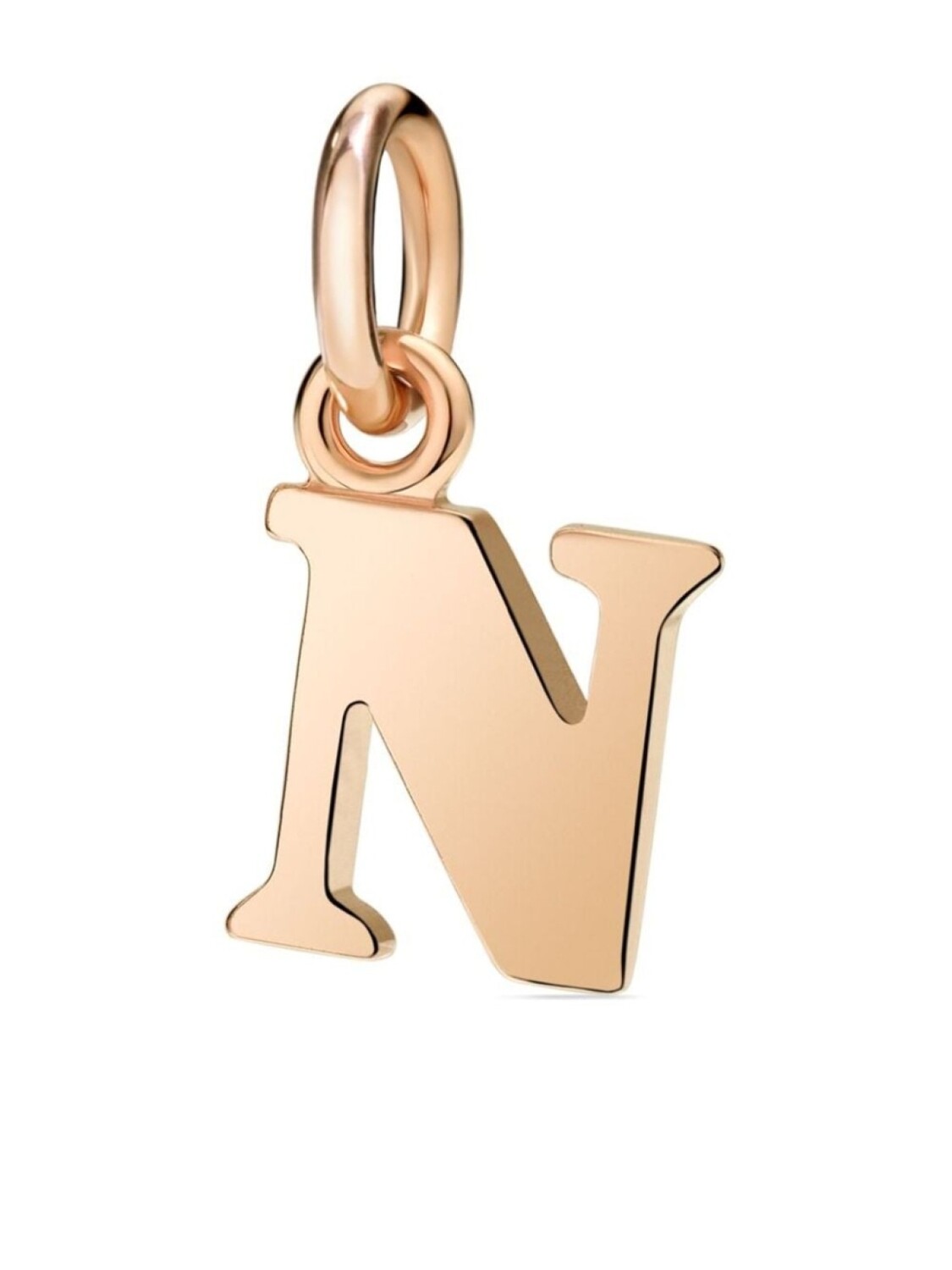 

Подвеска Letter N из розового золота Dodo, золотой