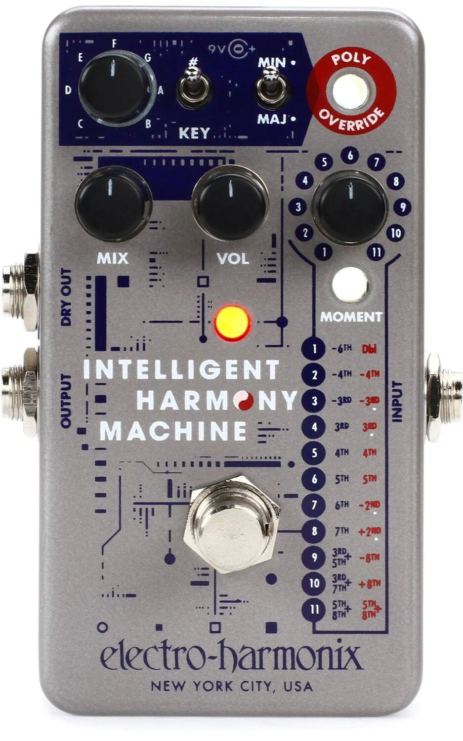 

Electro-Harmonix Intelligent Harmony Machine Педаль гармонии и изменения высоты тона