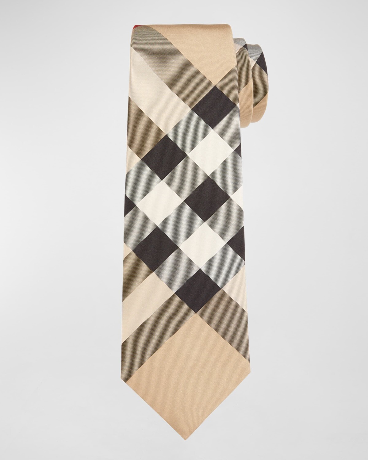 

Мужской галстук в клетку Blade шириной 7 см Burberry, цвет Beige