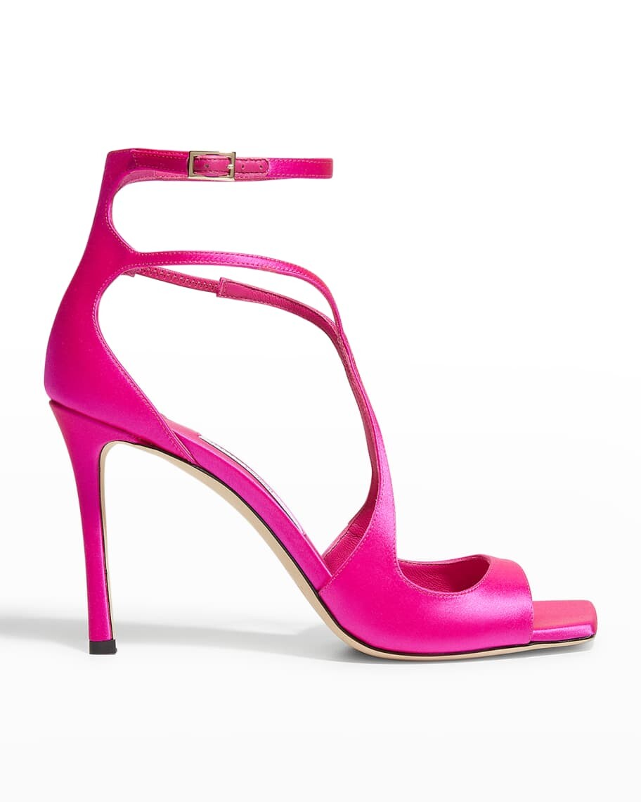 

Атласные сандалии Azia с ремешками Jimmy Choo