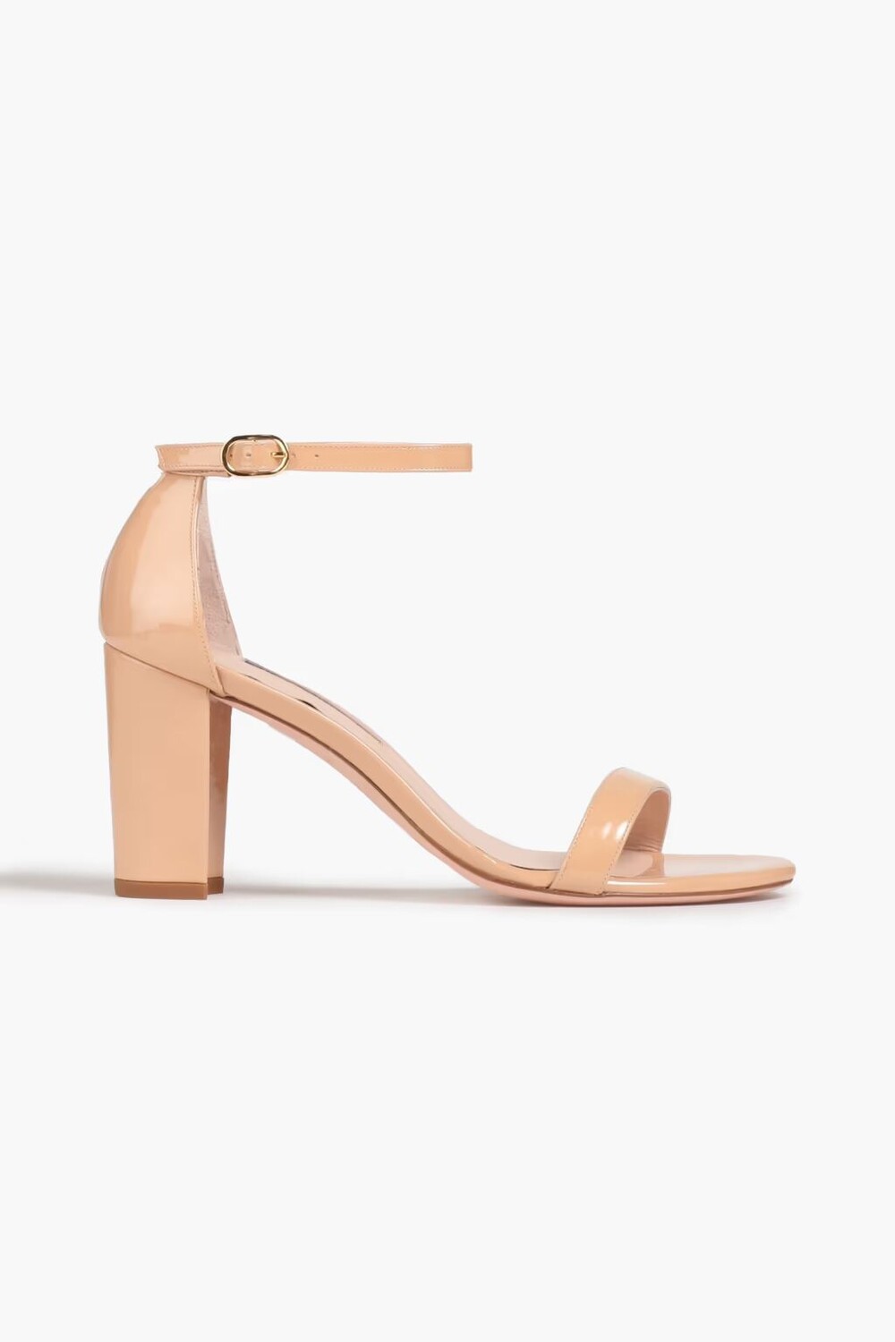 

Босоножки из лакированной кожи Stuart Weitzman, нейтральный
