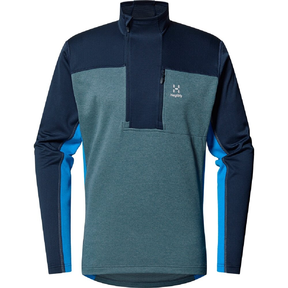 

Толстовка Haglöfs ROC Flash Mid Half Zip, синий