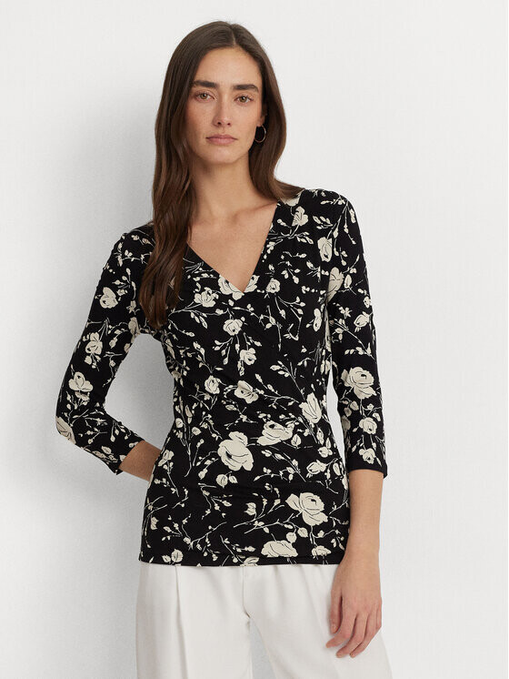 

Узкая блузка Lauren Ralph Lauren, черный