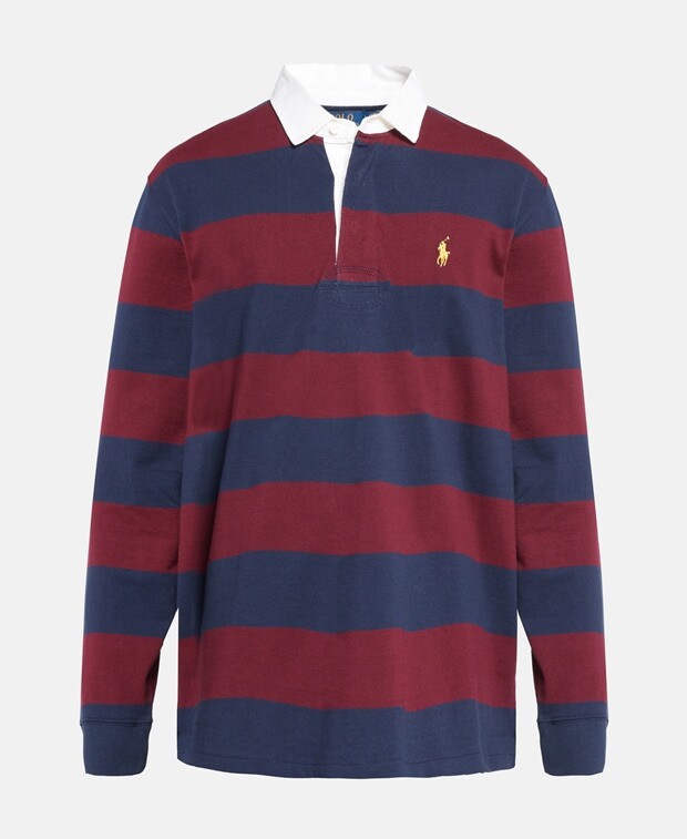 

Рубашка-поло с длинными рукавами Polo Ralph Lauren, ежевика