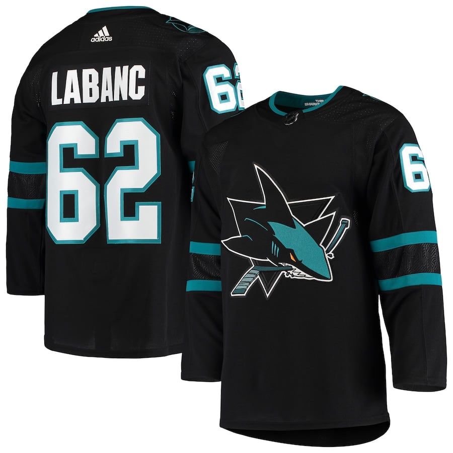 

Джерси adidas San Jose Sharks, черный