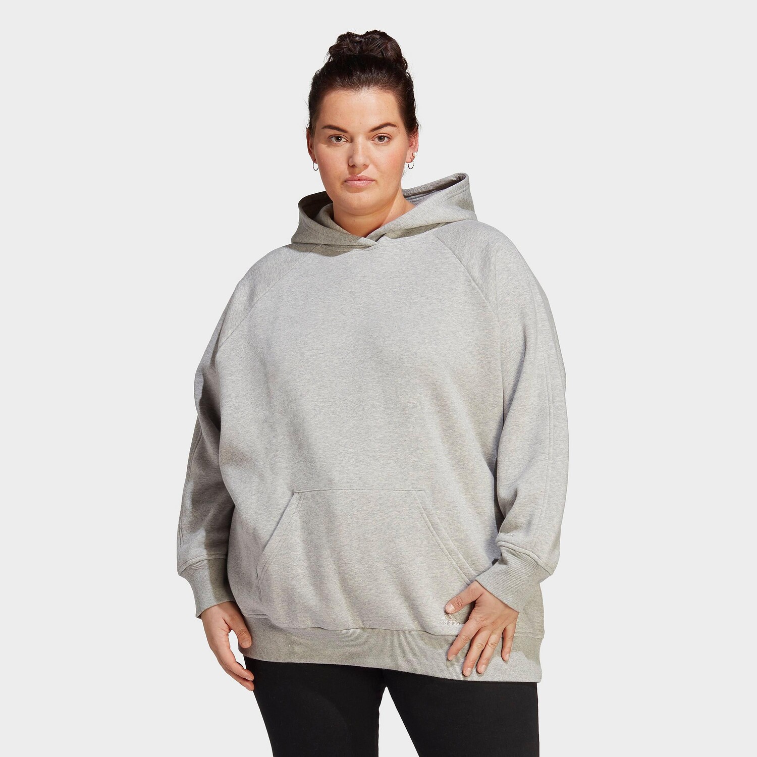 

Женская флисовая худи бойфренда adidas ALL SZN (большие размеры), серый