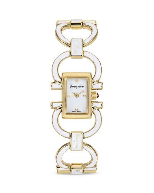 

Двойные часы Gancini, 13,5 x 20,5 мм Ferragamo, цвет White