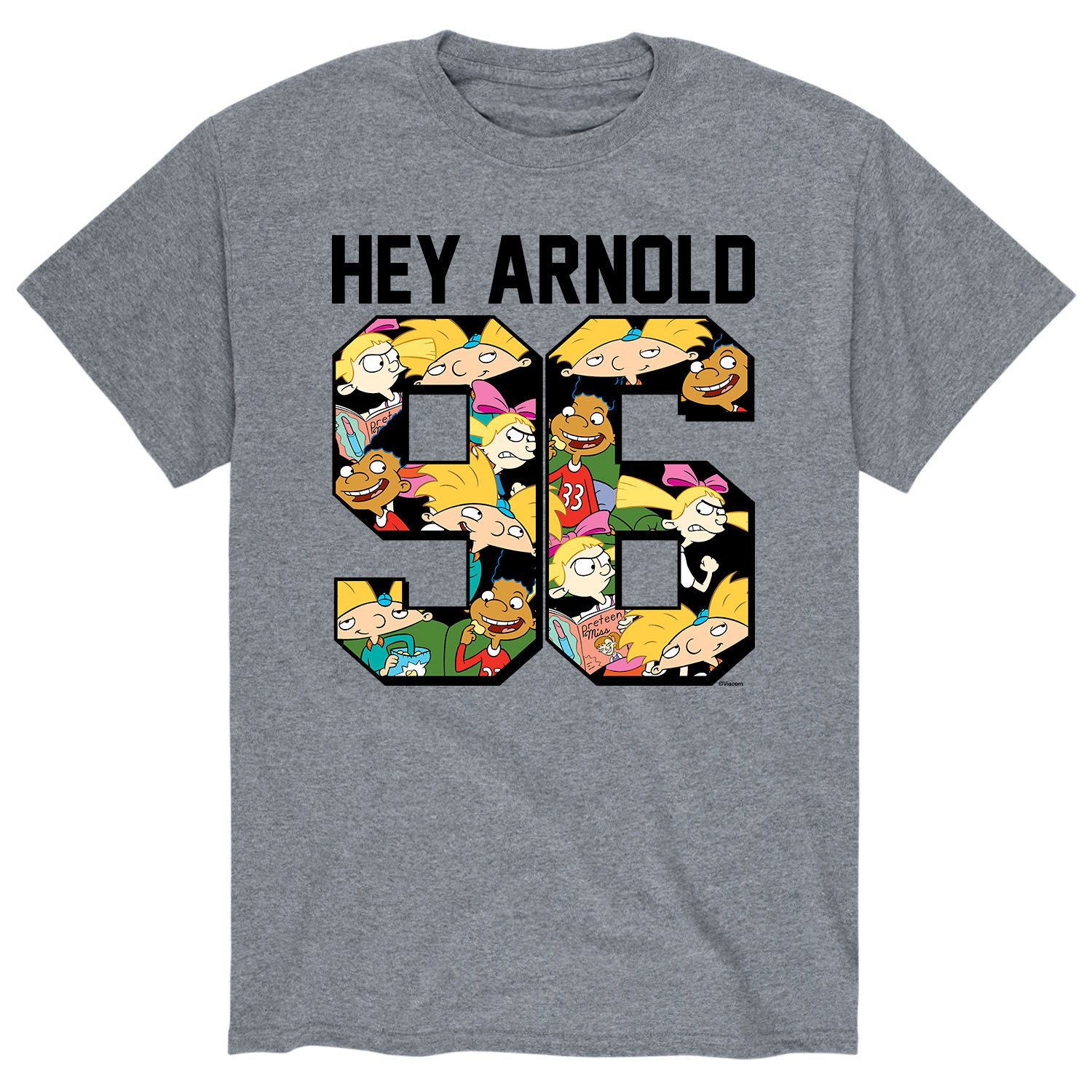 Мужской «Эй, Арнольд!» Футболка «Эй, Арнольд 96» Licensed Character