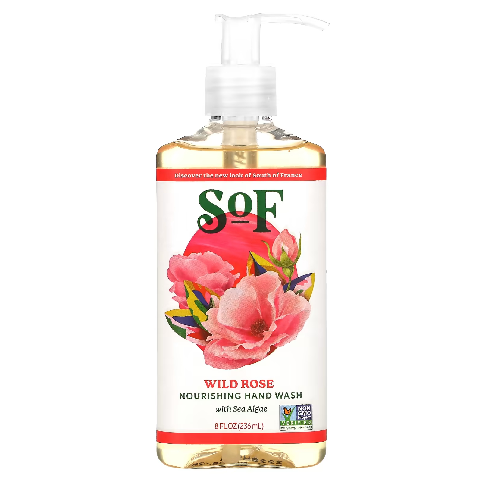 Средство питательное для мытья рук SoF дикая роза, 236 мл