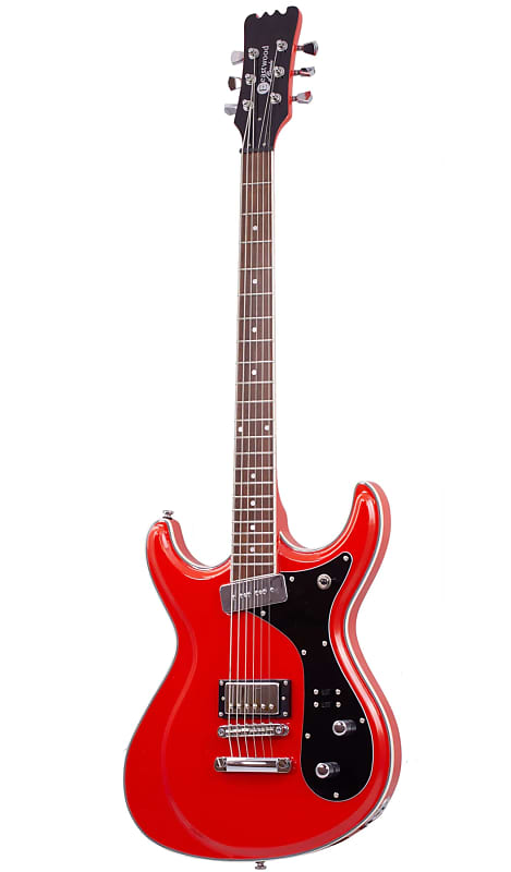 цена Электрогитара Eastwood Sidejack Baritone Plus Bound Solid Basswood Body Bound Maple Set Neck 6-String Electric Guitar