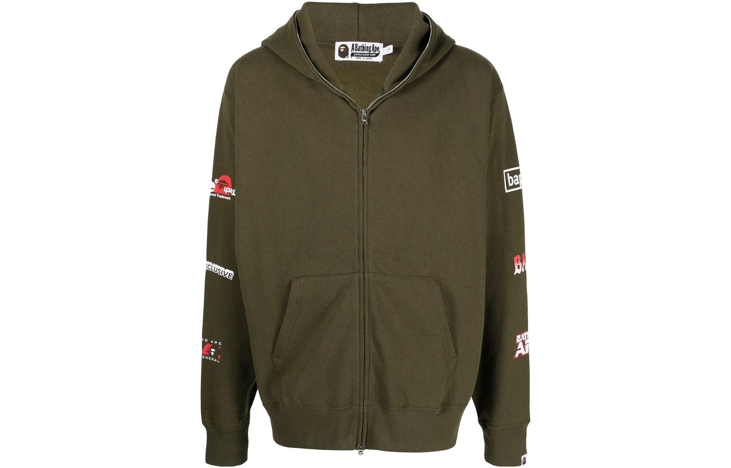 

Bape Толстовка Мужская зеленая A Bathing Ape, зеленый