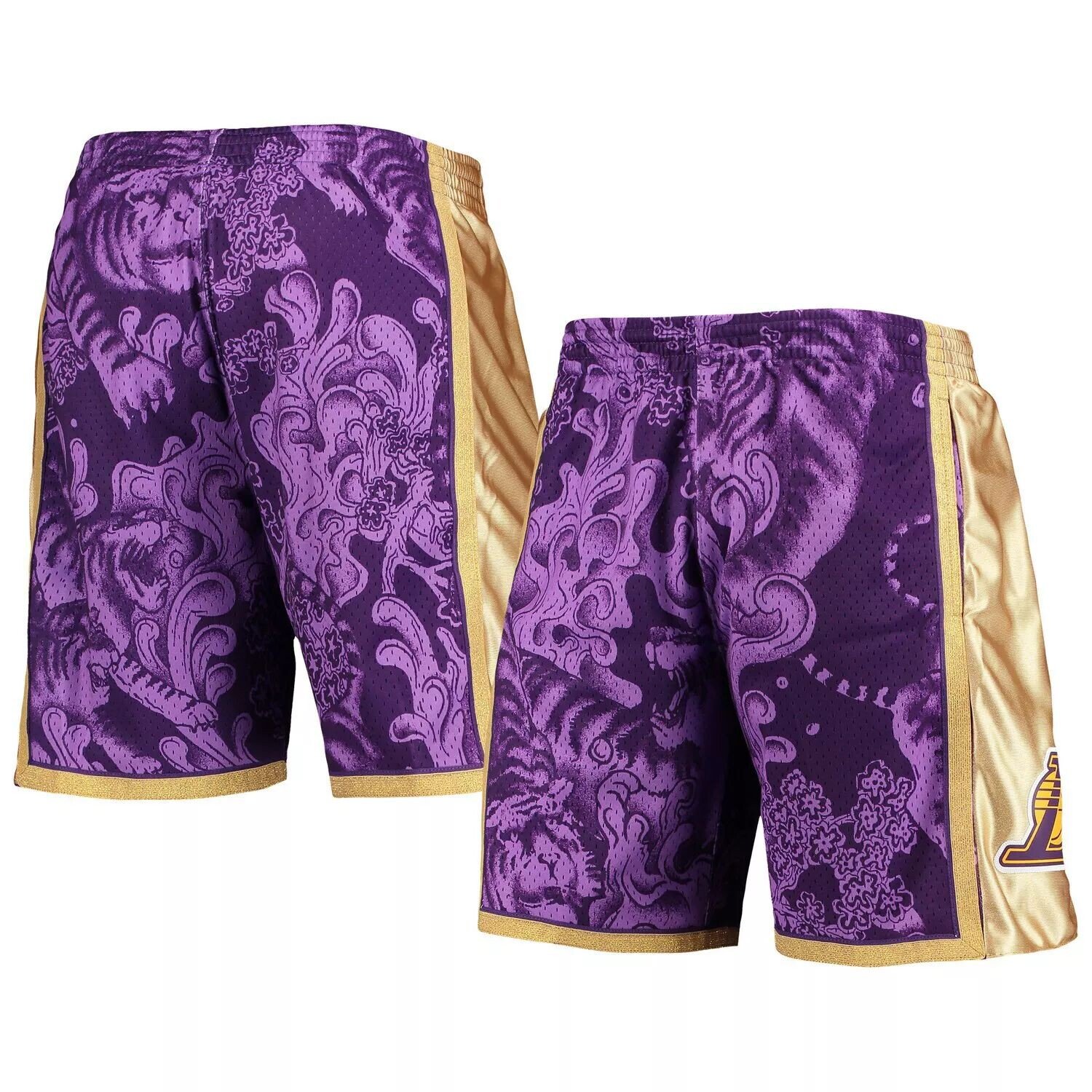 

Мужские шорты Mitchell & Ness Purple Los Angeles Lakers Hardwood Classics Lunar New Year Swingman Shorts