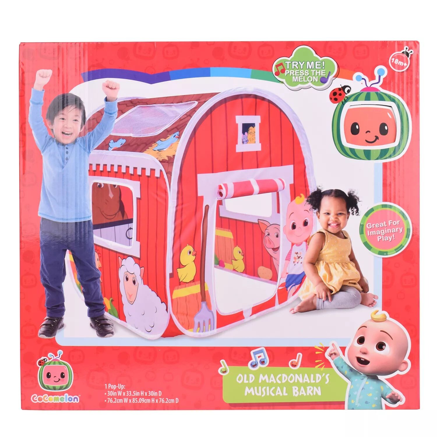 

Игровая палатка CoComelon Old MacDonald's Musical Barn Cocomelon