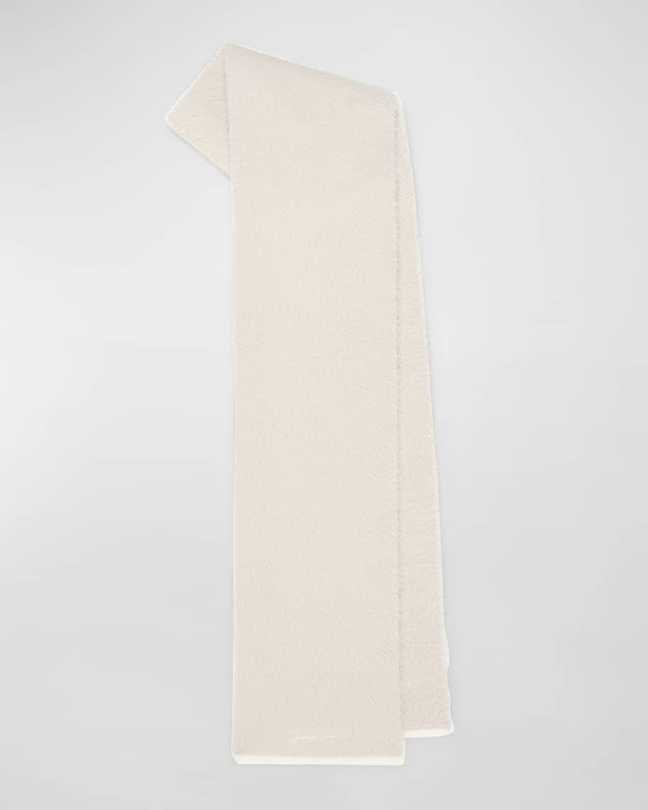 

Двухцветный шарф с каймой L Echarpe Neve Jacquemus