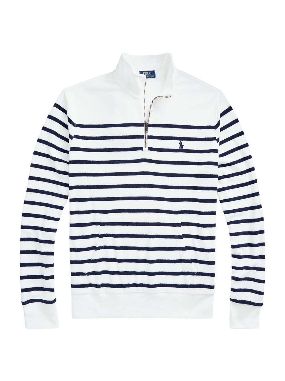

Рубашка поло из хлопка в полоску Polo Ralph Lauren, белый