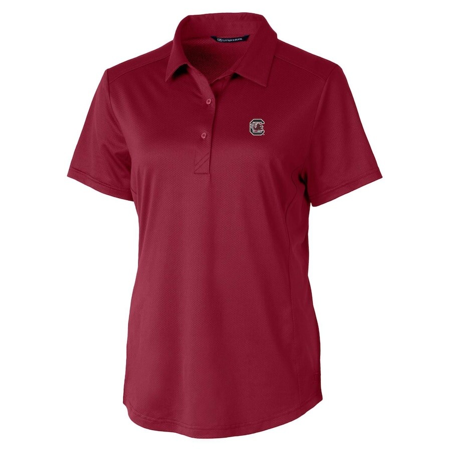 

Поло с коротким рукавом Cutter & Buck South Carolina Gamecocks, гранатовый