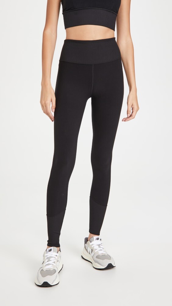 

Леггинсы Alo Yoga High Waist Alosoft Lounge Leggings, черный