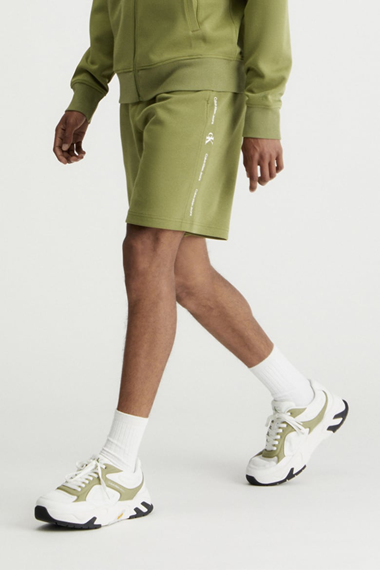 Спортивные шорты-бермуды с регулируемой талией Calvin Klein Jeans, хаки