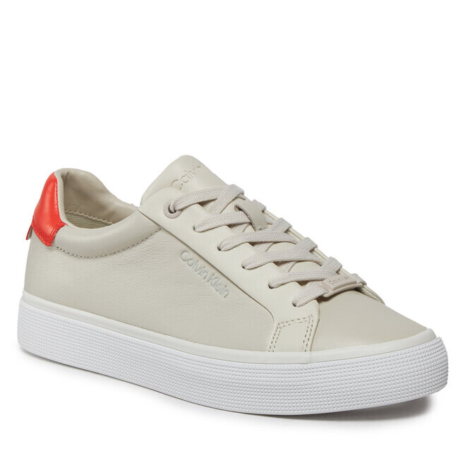 

Кроссовки Calvin Klein VulcLace Up, экрю, Бежевый