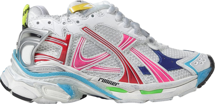 

Кроссовки Balenciaga Wmns Runner Sneaker 'Worn-Out - White Multi-Color', белый, Серый