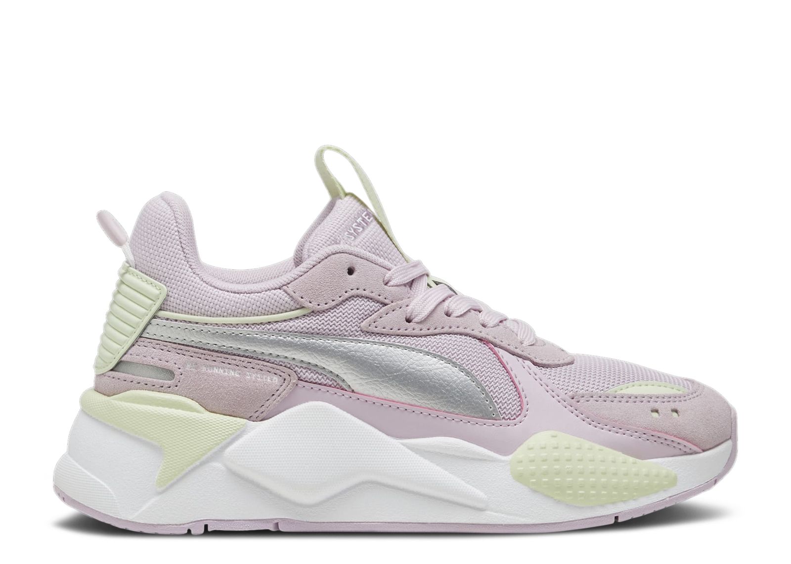 

Кроссовки Puma Rs-X Metallic Big Kid 'Grape Mist Silver', розовый