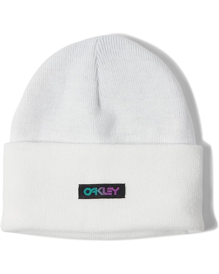 Шапка Oakley B1B Gradient Patch Beanie, белый