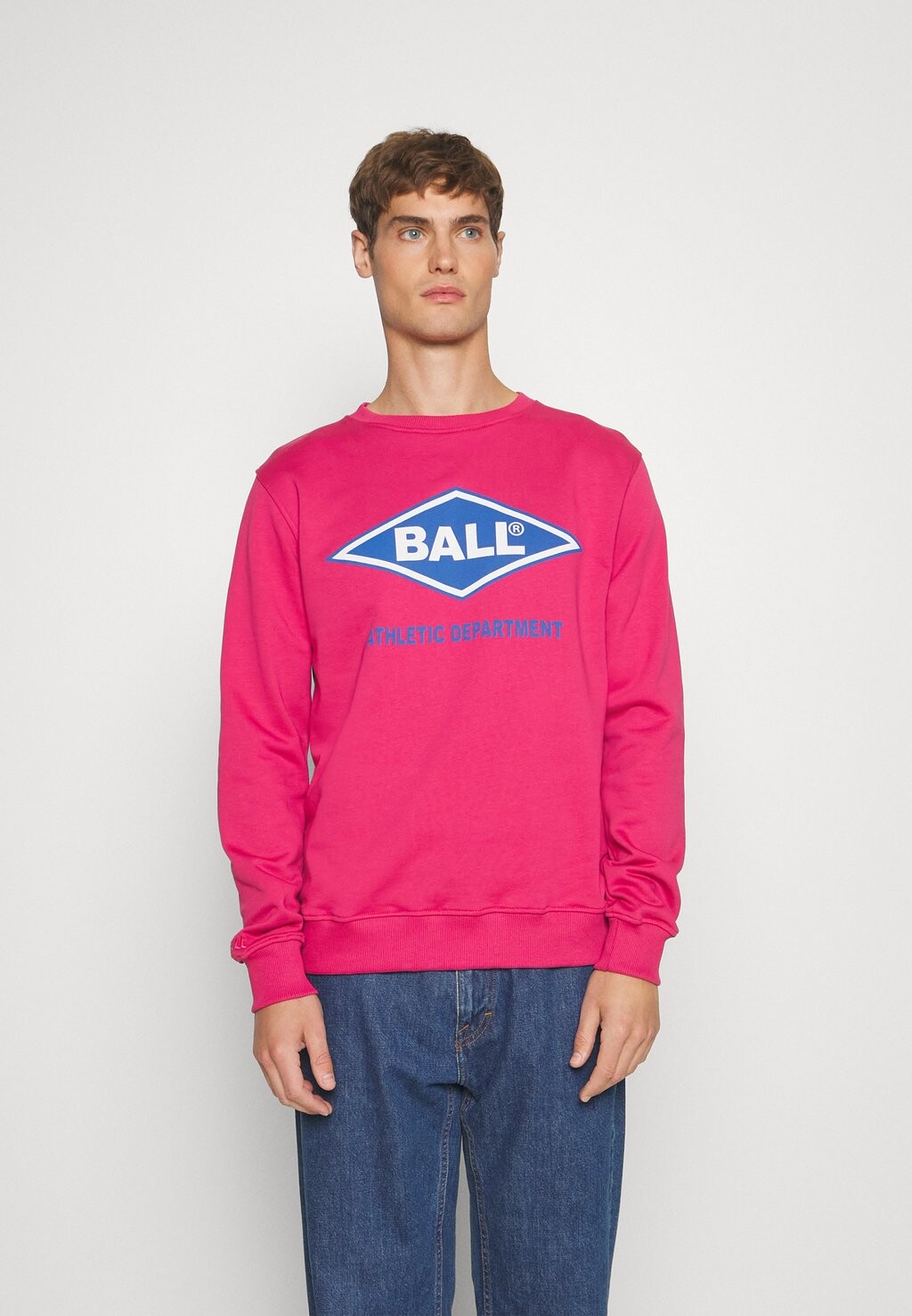 

Толстовка BALL RYAN UNISEX, цвет deep pink