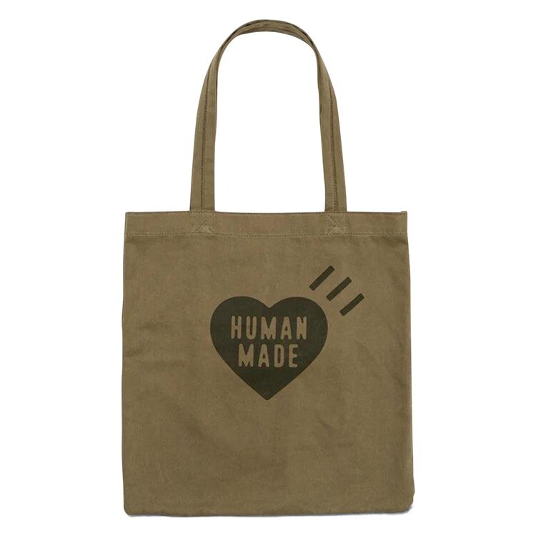

Сумка-тоут Human Made Book Tote, цвет Olive Drab